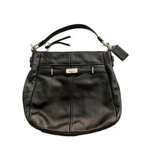Coach Black Leather Shoulder Bag
